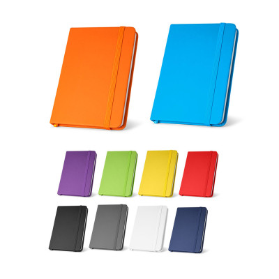 HEMINGWAY. Bloco de notas A5 em PU com folhas lisas